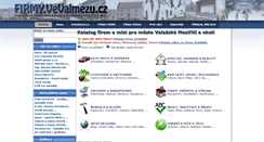 Desktop Screenshot of firmy.vevalmezu.cz
