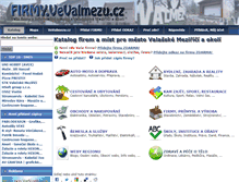 Tablet Screenshot of firmy.vevalmezu.cz